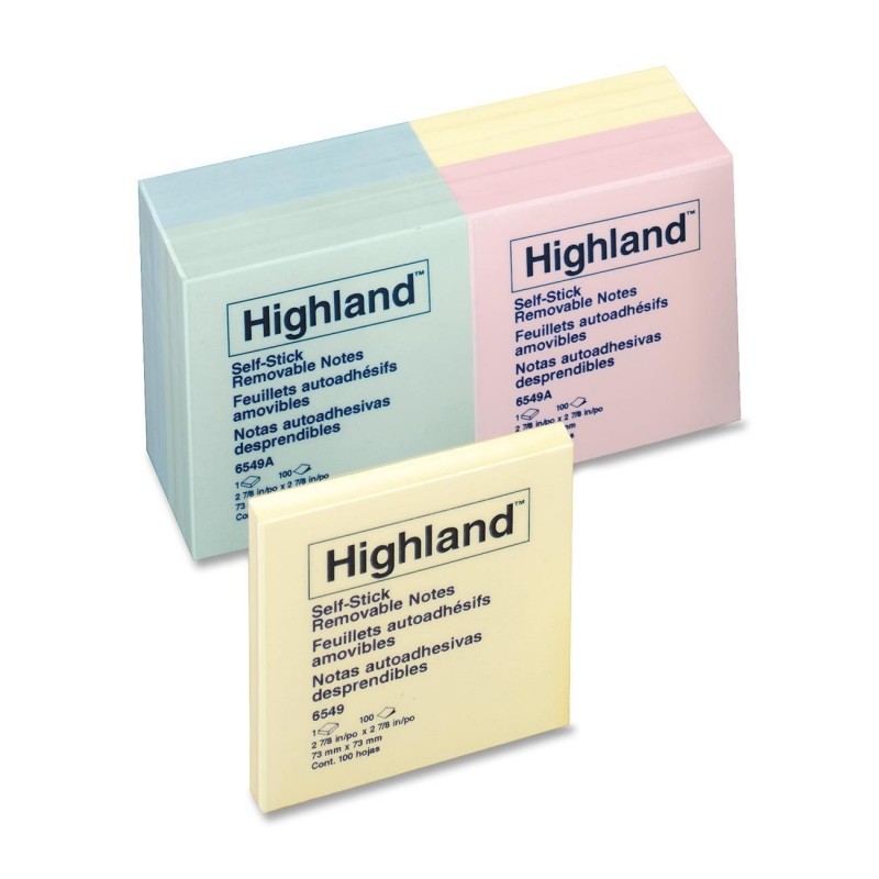 Highland Highland Self-Sticking Note 6549A MMM6549A
