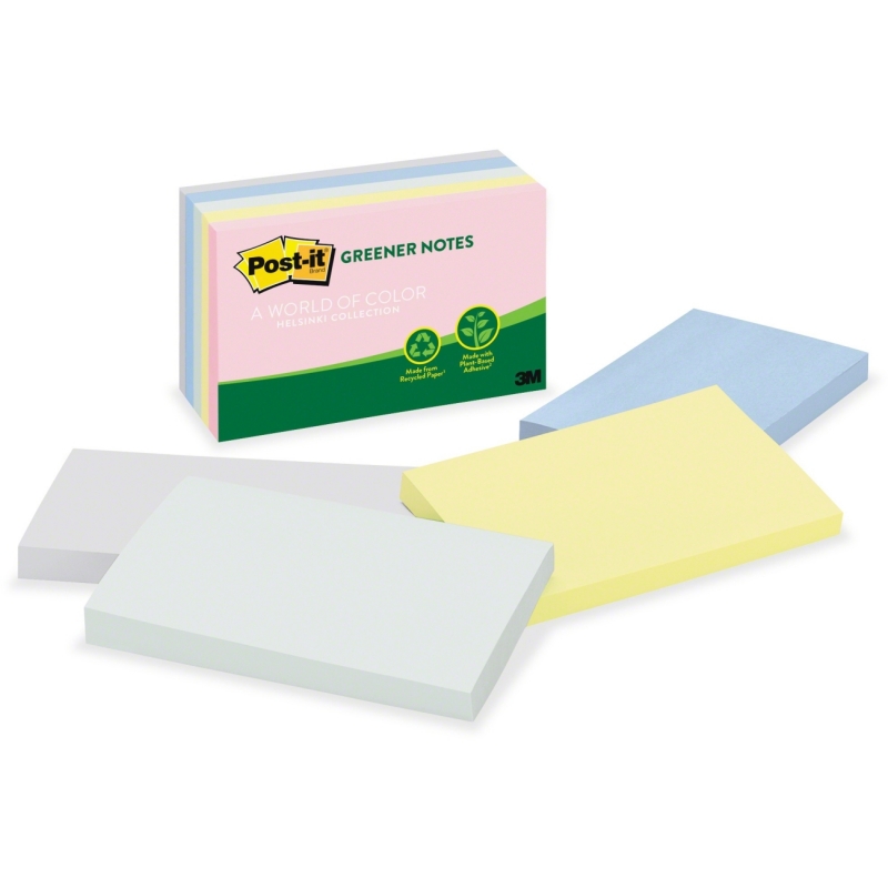 Post-it Post-it Helsinki Recycled Notes 655-RP-A MMM655RPA