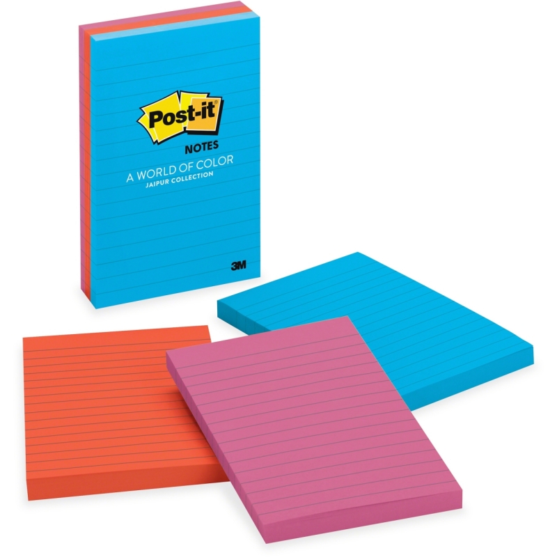 Post-it Post-it Jaipur Lined Notes 660-3AU MMM6603AU