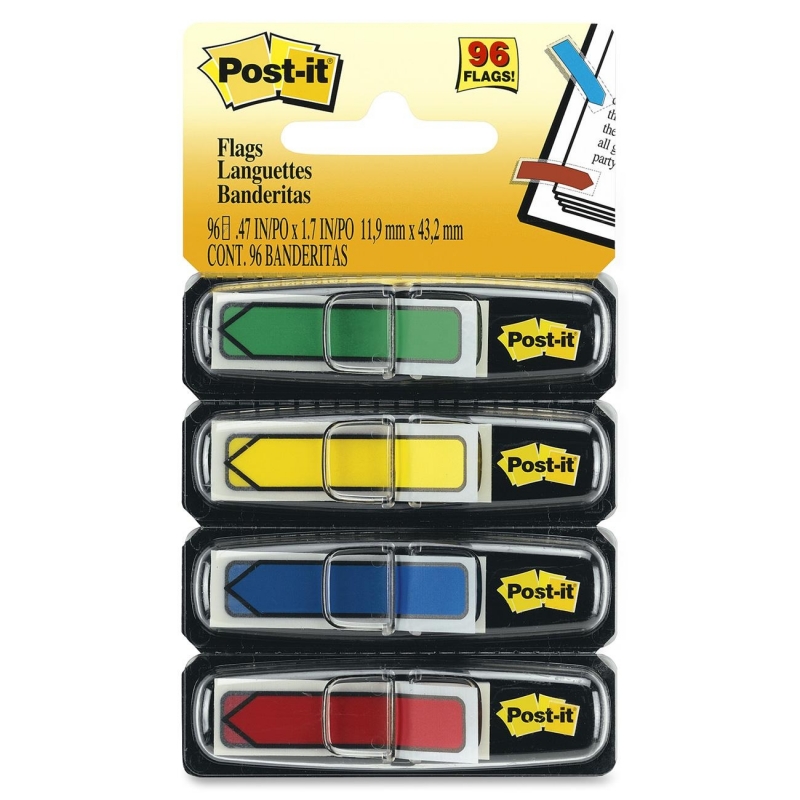 Post-it Post-it Arrow Flags , .47 in x 1.71 in Assorted 684-ARR3 MMM684ARR3