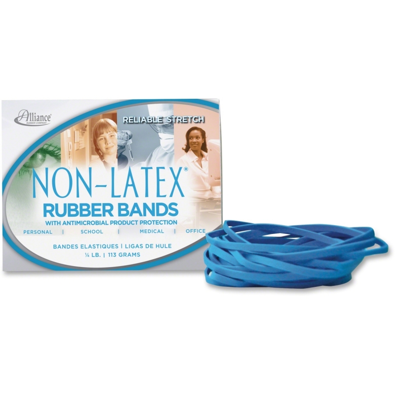 Non-Latex Alliance Non-Latex Antimicrobial Rubber Bands, #19 42199 ALL42199