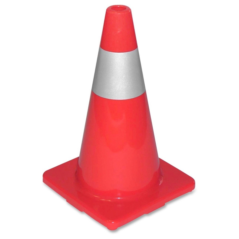 Tatco Tatco Sturdy Molded Reflective Traffic Cone 25500 TCO25500