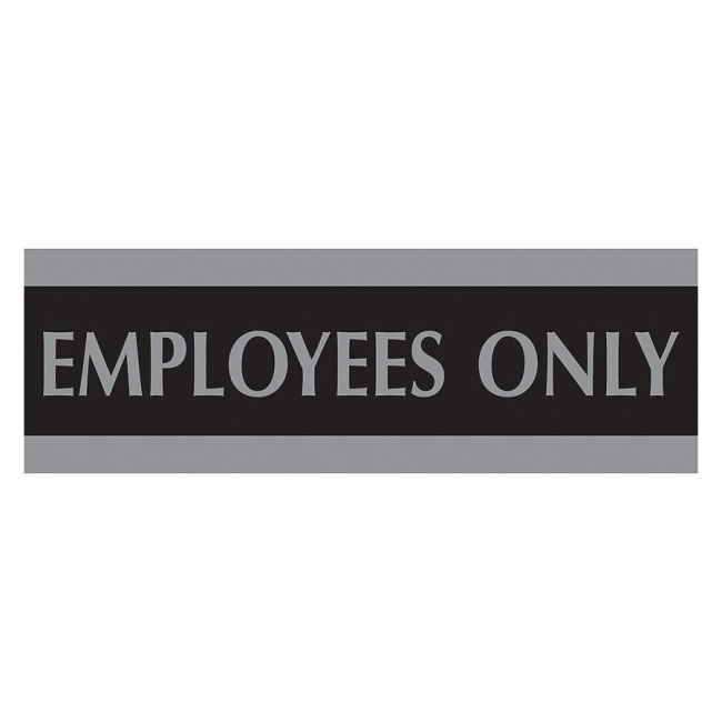 U.S. Stamp & Sign Century Employees Only Sign 4760 USS4760