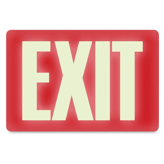 U.S. Stamp & Sign Glow in the Dark EXIT Sign 4792 USS4792