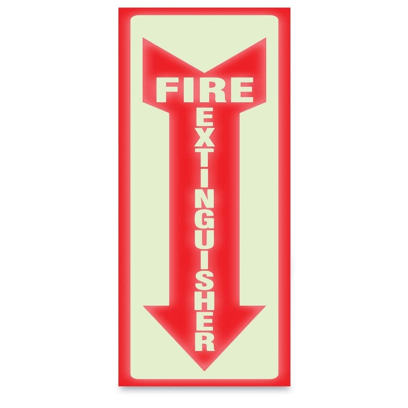 U.S. Stamp & Sign Glow Fire Extinguisher Sign 4793 USS4793