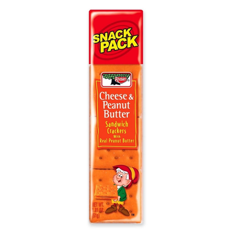 Keebler Keebler Cheese & Peanut Butter Sandwich Crackers 21165 KEB21165