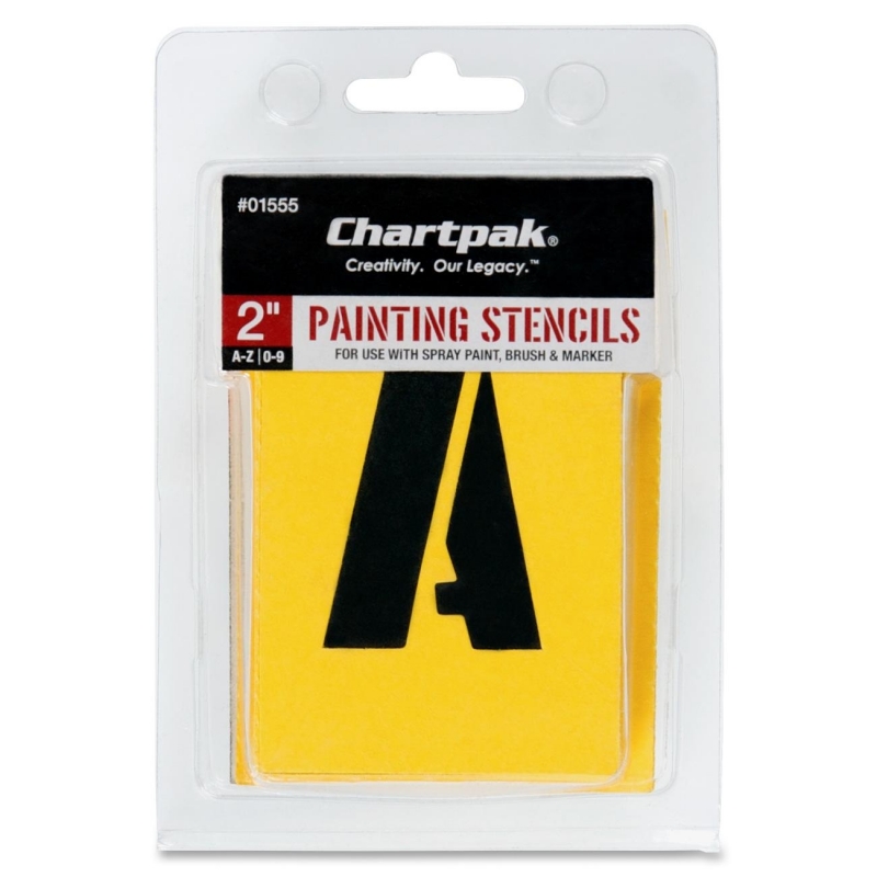 Chartpak Chartpak Painting Letters & Numbers Stencil 01555 CHA01555