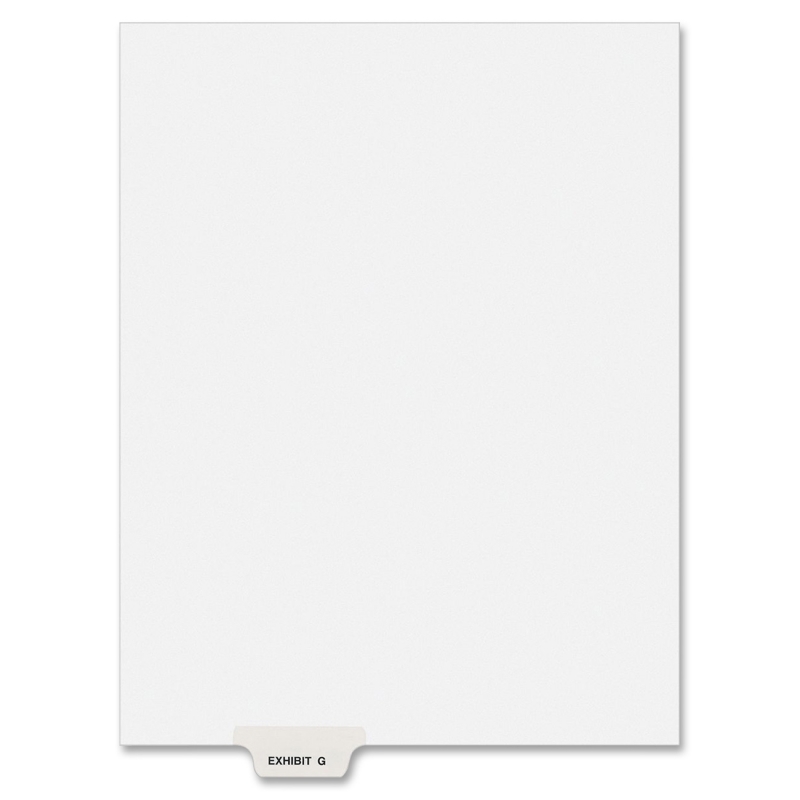 Avery Individual Bottom Tab Legal Exhibit Dividers 11946 AVE11946