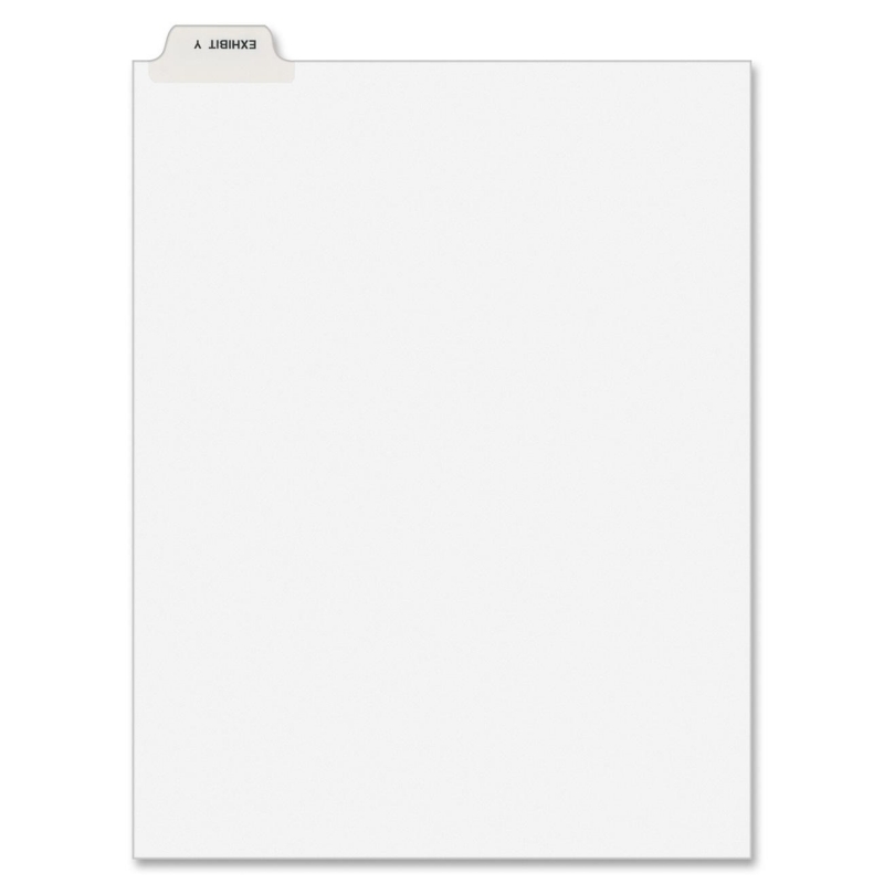 Avery Individual Bottom Tab Legal Exhibit Dividers 12398 AVE12398