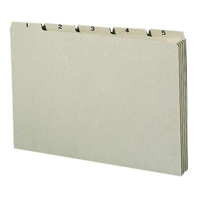 Smead Smead Gray/Green 100% Recycled Pressboard Guides with Monthly and Daily Indexed Sets 52369 SMD52369