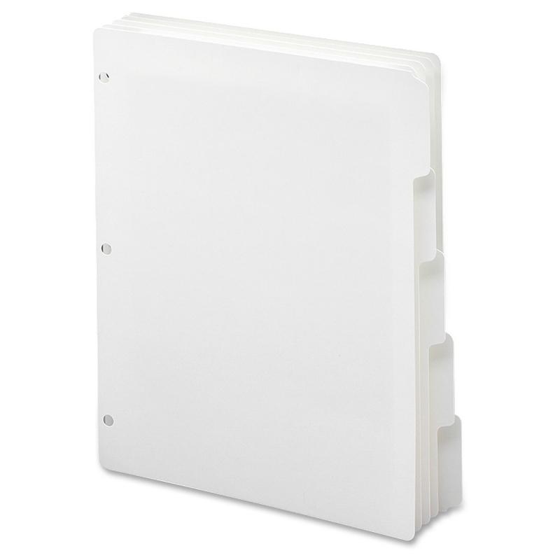 Smead Smead White Three-Ring Binder Index Dividers 89415 SMD89415