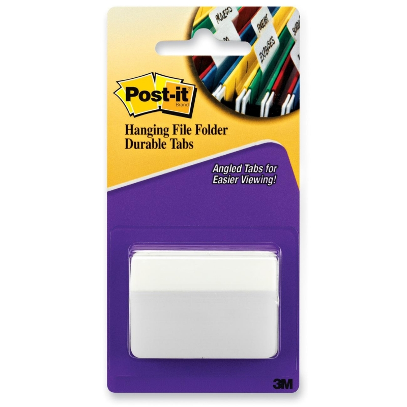 Post-it Post-it Durable Angled File Tab 686A-50WH MMM686A50WH