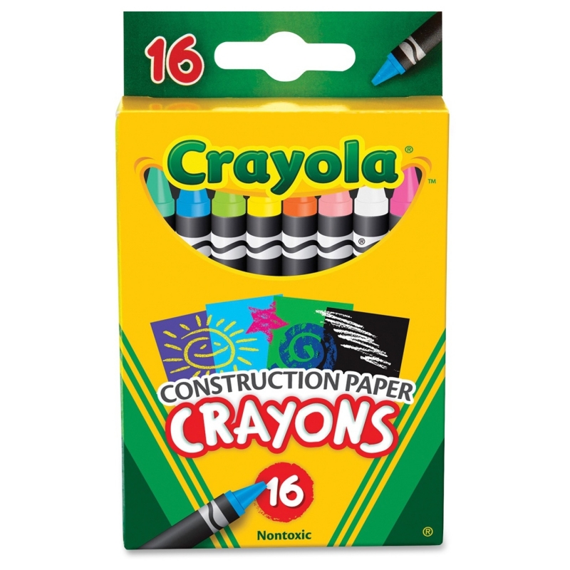 Crayola 16 Construction Paper Crayons 525817 CYO525817
