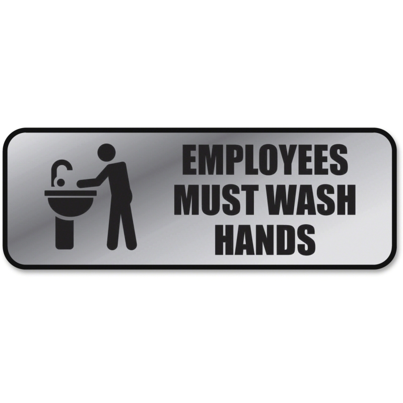 COSCO Employee Wash Hands Sign 098205 COS098205
