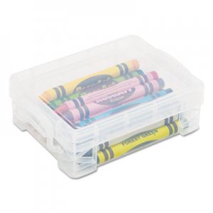 Advantus Super Stacker Crayon Box, Clear, 3 1/2 x 4 4/5 x 1 3/5 AVT40311 40311