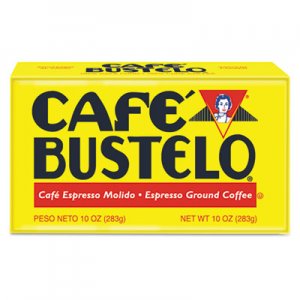 Caf Bustelo Coffee, Espresso, 10 oz Brick Pack, 24/Carton FOL01720CT 7441701720CT