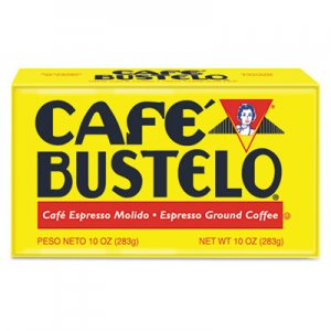 Caf Bustelo Coffee, Espresso, 10 oz Brick Pack, 24/Carton FOL01720CT 7441701720CT