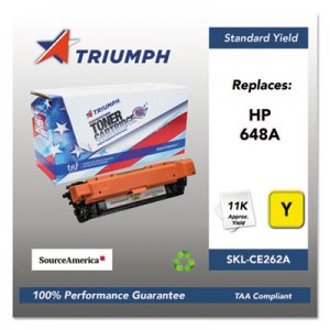 Triumph Remanufactured CE262A (648A) Toner, 11000 Page-Yield, Yellow SKLCE262A SKL-CE262A