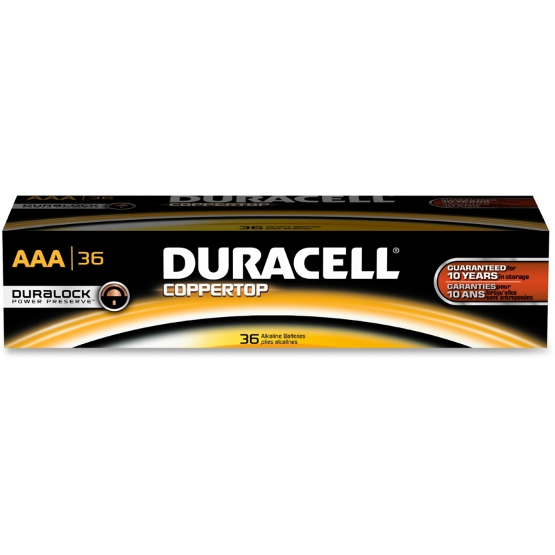 Duracell CopperTop Alkaline AAA Batteries MN24P36 DURMN24P36