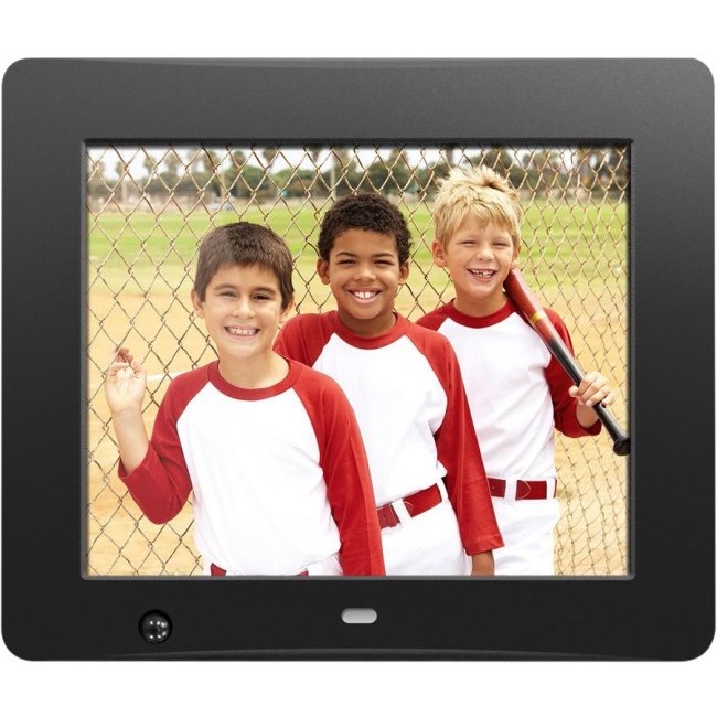 Aluratek 8 inch Digital Photo Frame with Motion Sensor and 4GB Built-in Memory ADMSF108F