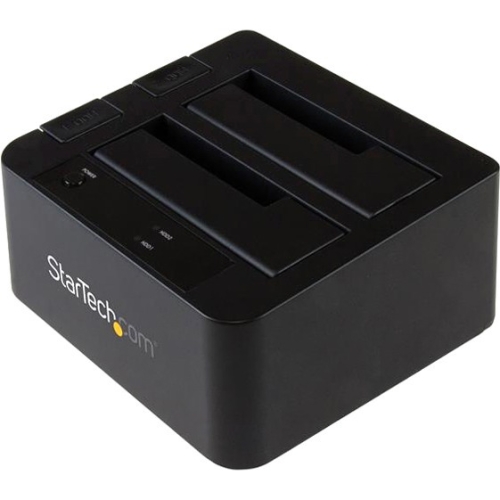 StarTech.com USB 3.1 Gen 2 (10Gbps) Dual-Bay Dock for 2.5"/3.5" SATA SSD/HDDs with