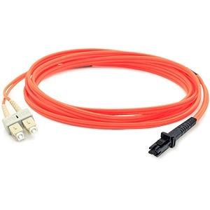 AddOn Fiber Optic Duplex Patch Network Cable ADD-SC-MTRJ-2M6MMF