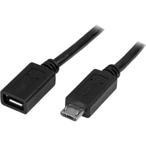 StarTech.com Micro-USB Extension Cable - M/F - 0.5m (20in) USBUBEXT50CM