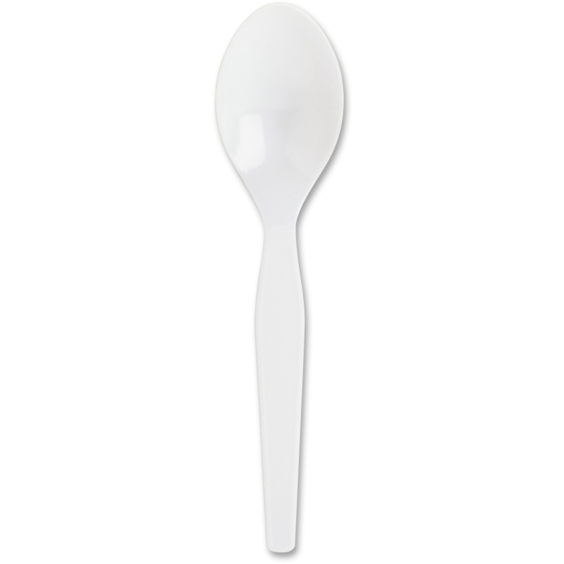 Genuine Joe Heavyweight White Disposable Spoons 10432CT GJO10432CT