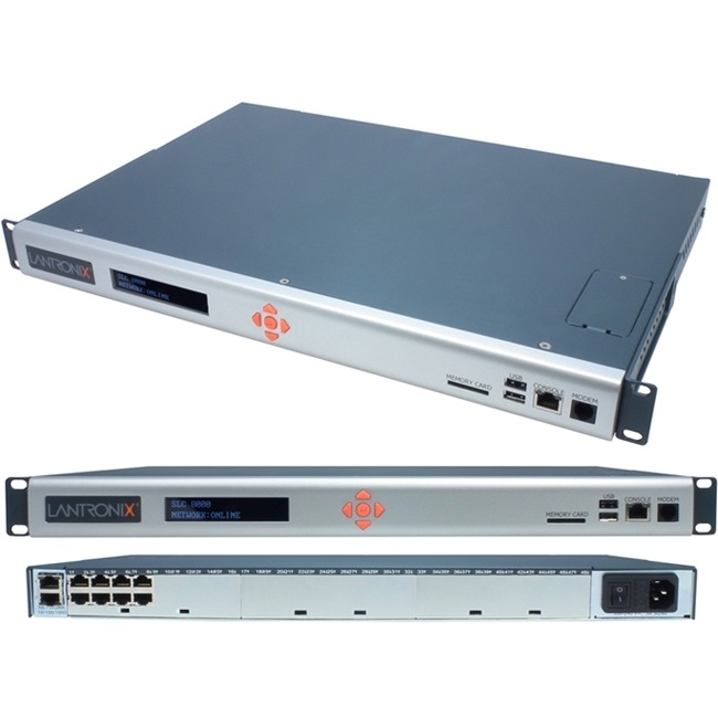 Lantronix SLC 32 - Port Advanced Console Manager , Dual AC Power Supply, TAA SLC80322201G 8000