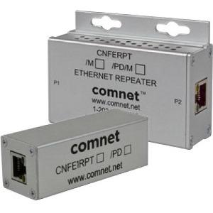 ComNet 1 Channel 10/100 Mbps Ethernet Repeater with 60 W PoE Pass-Through CNFE1RPT