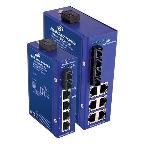 B+B Elinx Ethernet Switch ESW208-4SC-T ESW208-2MC-T