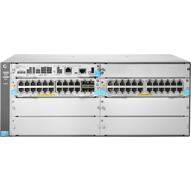 HP Switch JL003A 5406R 44GT PoE+/4SFP+ (No PSU) v3 zl2