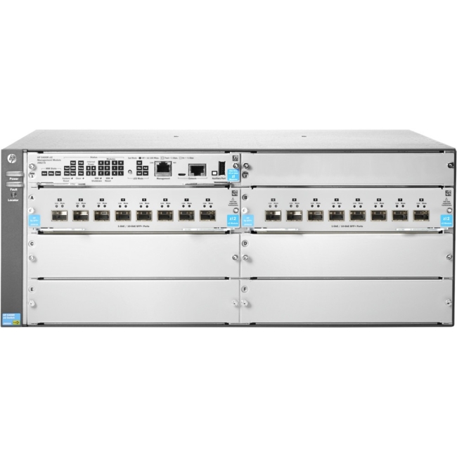 HP Switch JL095A 5406R 16-port SFP+ (No PSU) v3 zl2