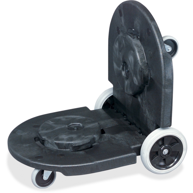 Rubbermaid Commercial Brute Tandem Dolly for 2620, 2632, 2643, 2655, 3526, 3536 Containers 264600BK RCP264600BK