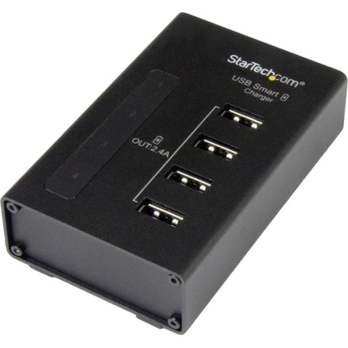 StarTech.com 4-Port Charging Station for USB Devices - 48W/9.6A ST4CU424