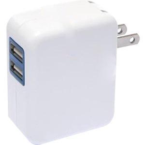 4XEM Universal USB Power Adapter/Wall Charger for all USB devices 2port 4XUSBCHARGER2