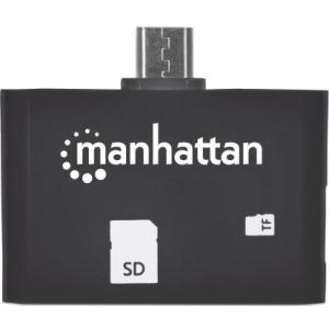 Manhattan Mobile OTG Adapter, 24-in-1 Card Reader/Writer 406208