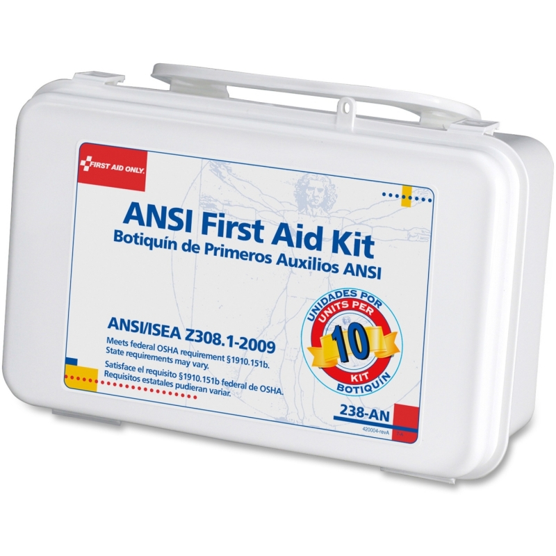 First Aid Only ANSI 10-unit First Aid Kit 238-AN FAO238AN