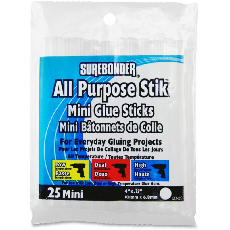 SureBonder All Purpose Mini Glue Sticks DT25 FPRDT25