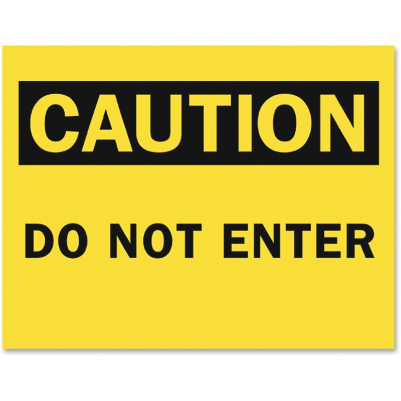 Tarifold Safety Sign Inserts-Caution Do Not Enter P1949DE TFIP1949DE
