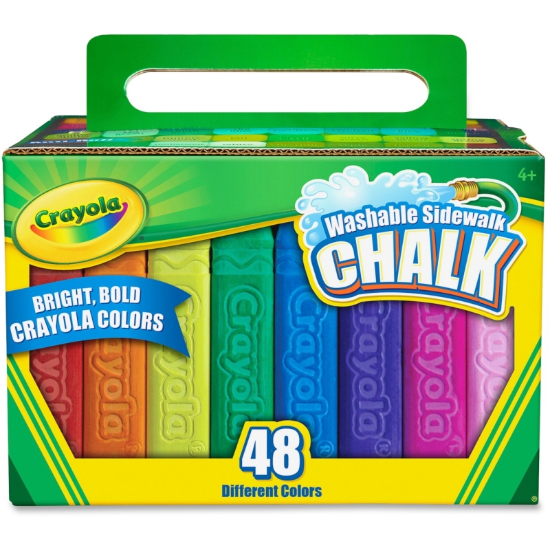 Crayola Washable Bright Sidewalk Chalk Sticks 512048 CYO512048