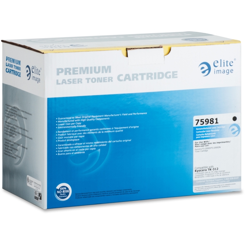 Elite Image Remanufactured KYO TK312 Toner Cartridge 75981 ELI75981