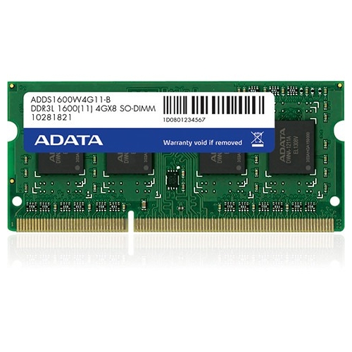 Adata 4GB DDR3L SDRAM Memory Module ADDS1600W4G11-S