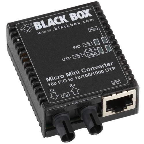 Black Box Micro Mini Transceiver/Media Converter LMC401AE