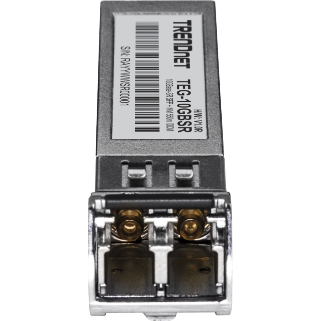 TRENDnet 10GBASE-SR SFP+ Multi Mode LC Module 550 m (1,804 feet) with DDM TEG-10GBSR