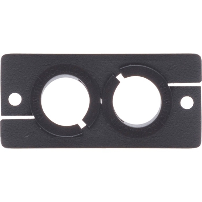 Kramer Wall Plate Insert Dual Cable PassThrough WCP-2
