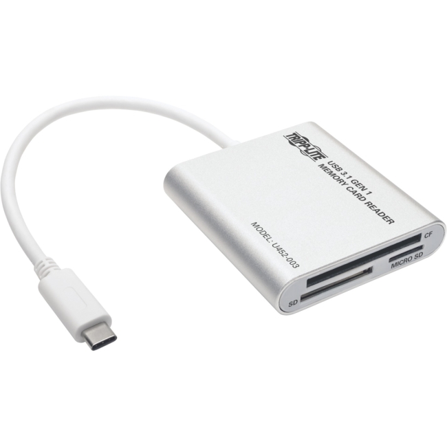 Tripp Lite USB 3.1 Gen 1 Multi-Drive Smart-Card Flash-Memory Media Reader/Writer U452-003