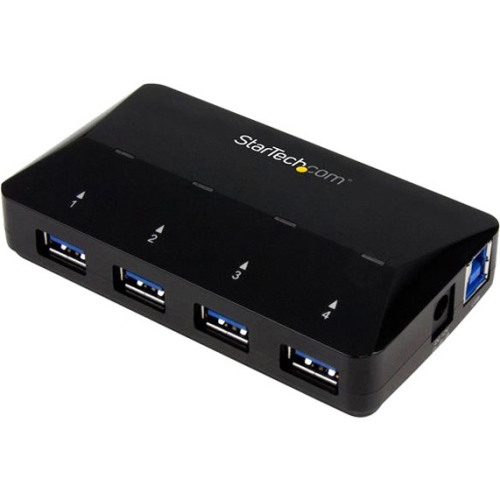 StarTech.com 4-Port USB 3.0 Hub plus Dedicated Charging Port - 1 x 2.4A Port ST53004U1C