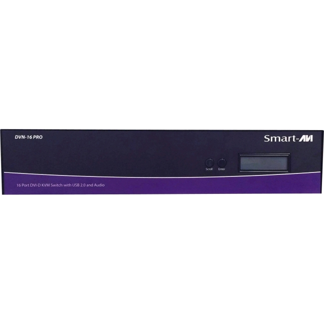 SmartAVI DVNET-16Pro: 16x1 DVI-D/USB2.0/Audio Switch. Includes: [ & (PS5VD4A)] DVN-16PRO-S DVN-16Pro