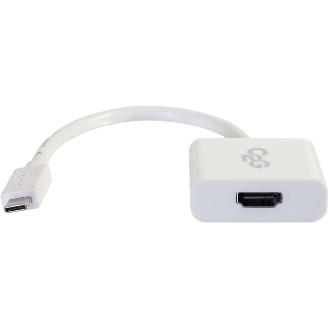 C2G USB-C to HDMI Audio/Video Adapter - White 29475